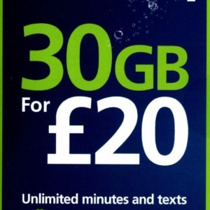 İngiltere Fiziksel Sim Kart